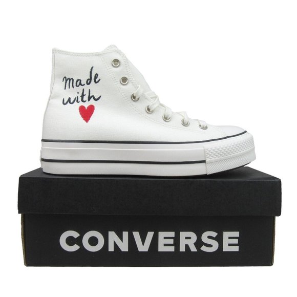Converse Shoes - Converse Chuck Taylor All Star HI Lift Made with Love Women's Sz 9.5 NEW